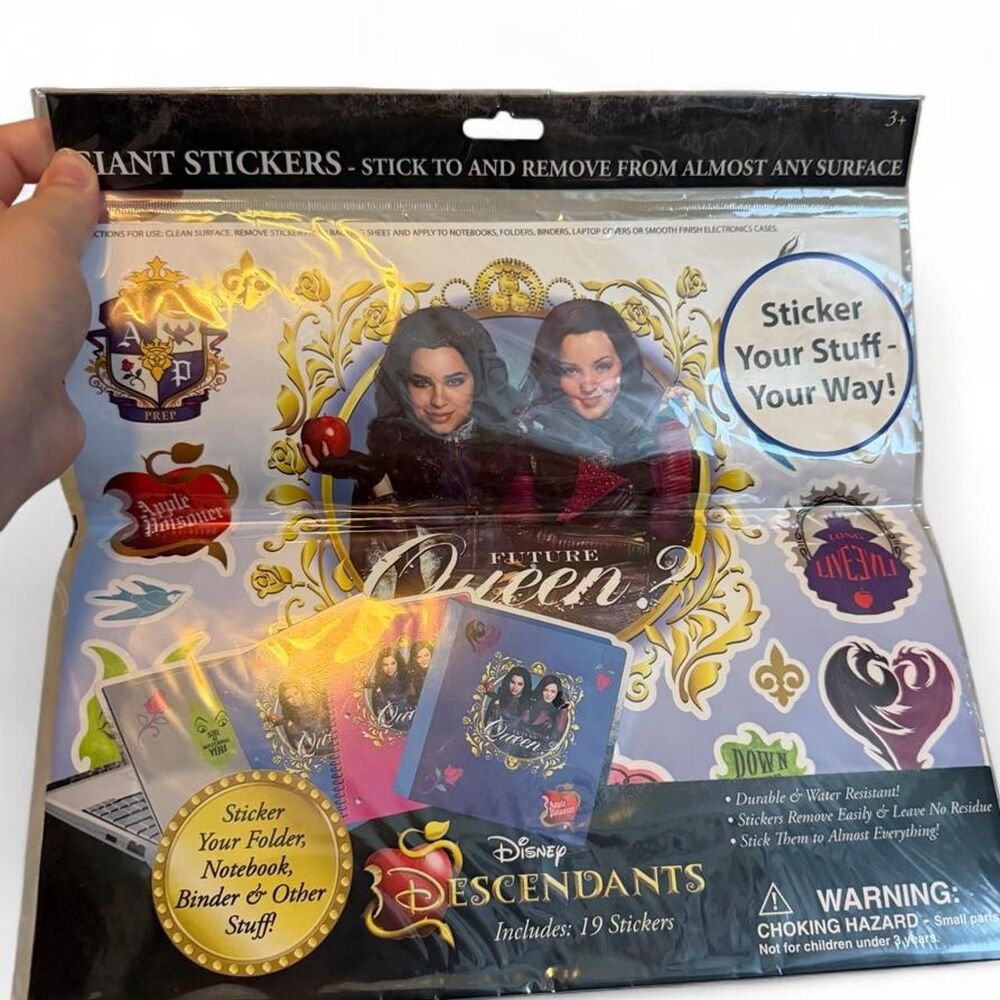 Disney Descendants giant stickers with 19 stickers